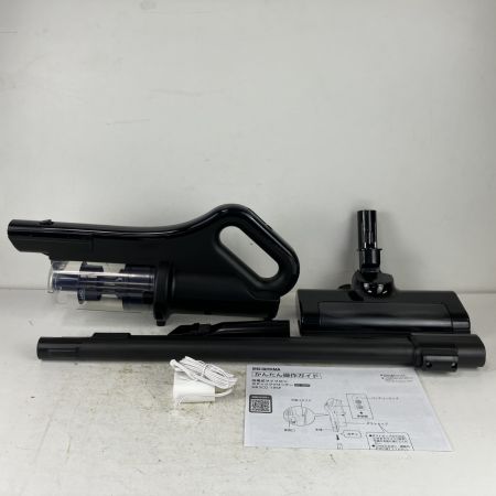 ЗЗ IRISOHYAMA アイリスオーヤマ 充電式サイクロンスティッククリーナー 充電アダプター付 SCD-185P-B ブラック