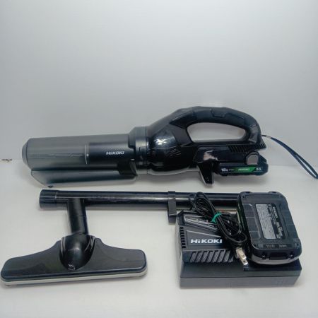 HiKOKI ハイコーキ コードレスクリーナー　充電器・充電池2個付 コードレス式 18v 2.0Ah 使用感有 R18DB(S) ブラック