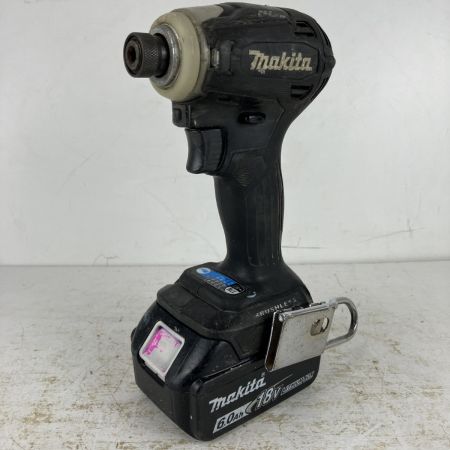 ЗЗ MAKITA マキタ 18v 充電式インパクトドライバ バッテリーx1付 ※充電器無し TD172D ブラック