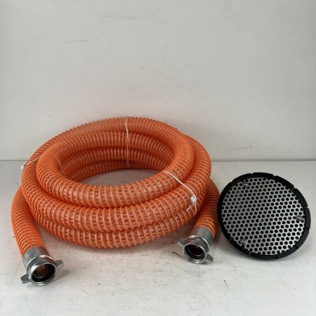 ЗЗ TSURUMI PUMP ツルミポンプ 100v 口径25mm 残水吸排水用スイープポンプ ホース付 LSP1.4S-52 オレンジ