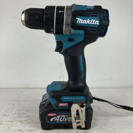 ЗЗ MAKITA マキタ 40v 充電式震動ドライバドリル バッテリーx2 充電器 ケース付 HP002GRDX ブルー