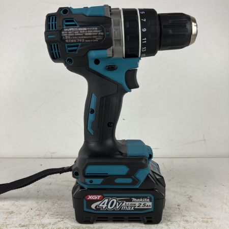 ЗЗ MAKITA マキタ 40v 充電式震動ドライバドリル バッテリーx2 充電器 ケース付 HP002GRDX ブルー