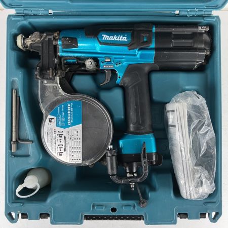 ЗЗ MAKITA マキタ 41mm 高圧 エアビス打ち機 ケース付 AR411HR ブルー