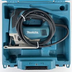 ЗЗ MAKITA マキタ 100v ジグソー ガイド ケース付 JV0600 ブルー Cランク