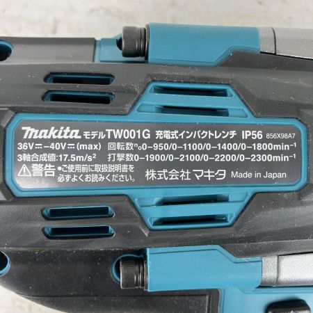 ЗЗ MAKITA マキタ 40v 19mm 充電式インパクトレンチ ※バッテリー、充電器無し TW001G ブルー