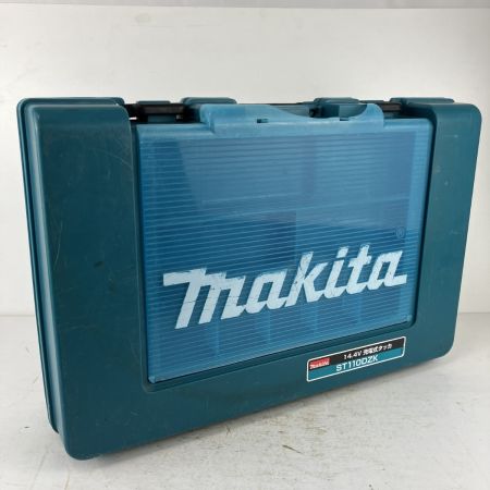 ЗЗ MAKITA マキタ 14.4v 10mm 充電式タッカ ケース付 ※バッテリー、充電器無し ST110D ブルー