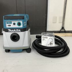 ЗЗ MAKITA マキタ 18v+18v 粉じん専用 充電式集じん機 ホース付 ※バッテリー、充電器無し VC157D ブルー Sランク