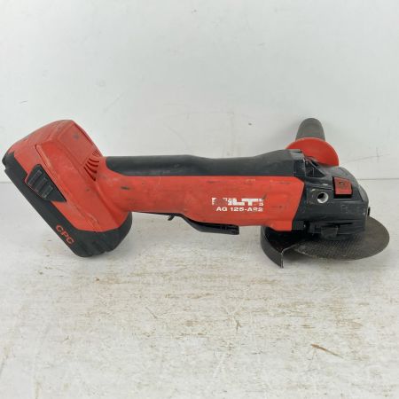 ЗЗ Hilti ヒルティ 125mm 22v 充電式アングルグラインダー バッテリー×1付 ※充電器なし AG125-A22 レッド