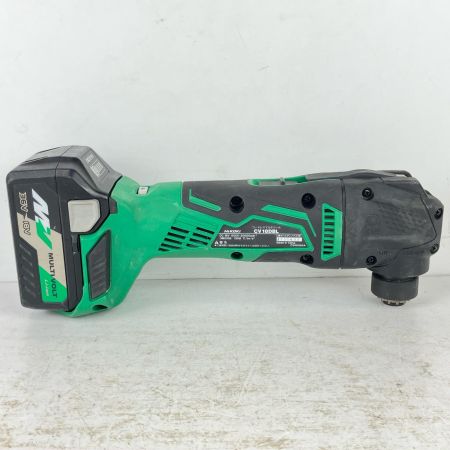 ЗЗ HiKOKI ハイコーキ 18v コードレスマルチツール バッテリー×1付 ※充電器なし CV18DBL グリーン