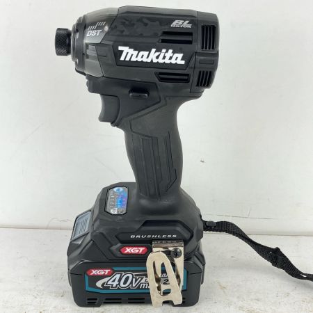 ЗЗ MAKITA マキタ 40v 充電式インパクトドライバ 充電器 バッテリー×2 ケース付 TD002G ブラック
