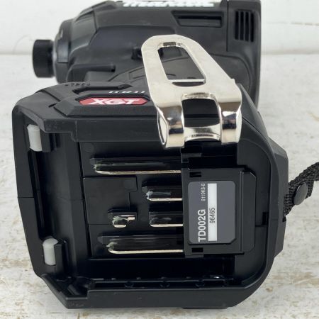 ЗЗ MAKITA マキタ 40v 充電式インパクトドライバ 充電器 バッテリー×2 ケース付 TD002G ブラック