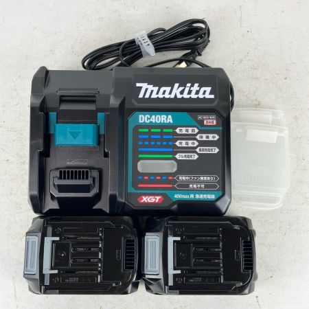 ЗЗ MAKITA マキタ 40v 充電式インパクトドライバ 充電器 バッテリー×2 ケース付 TD002G ブラック