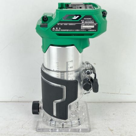 ЗЗ HiKOKI ハイコーキ 8mm 36v コードレストリマ ガイド スパナ付 ※充電器・バッテリーなし M3608DA グリーン