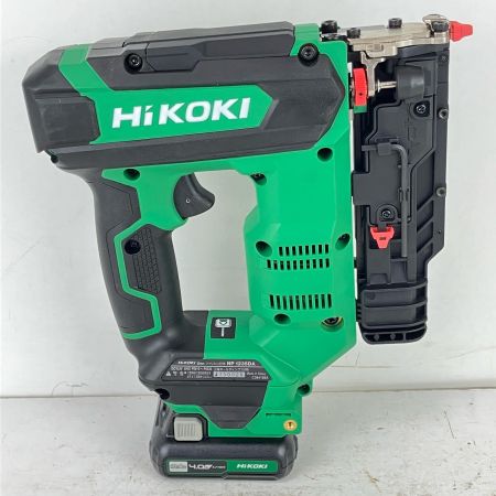 ЗЗ HiKOKI ハイコーキ 10.8v 35mm コードレスピン釘打ち機 充電器 バッテリー×1 ケース付 NP1235DA グリーン×ブラック