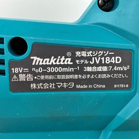 ЗЗ MAKITA マキタ 18v 充電式ジグソー 本体のみ ※充電器・バッテリーなし JV184D ブルー