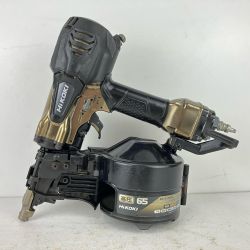 ЗЗ HiKOKI ハイコーキ 65mm 高圧 ロール釘打機 本体のみ NV65HR2 ゴールド×ブラック Cランク