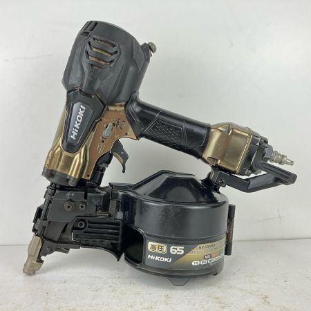ЗЗ HiKOKI ハイコーキ 65mm 高圧 ロール釘打機 本体のみ NV65HR2 ゴールド×ブラック