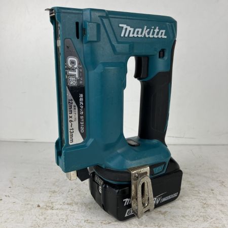 ЗЗ MAKITA マキタ 18v 13mm 充電式タッカ バッテリー×1 充電器付 ST312D ブルー