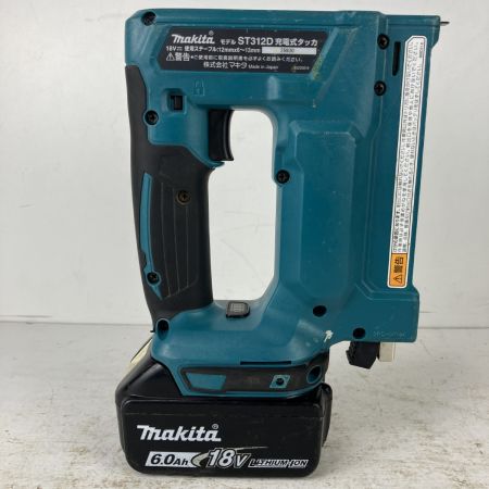 ЗЗ MAKITA マキタ 18v 13mm 充電式タッカ バッテリー×1 充電器付 ST312D ブルー