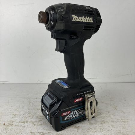 ЗЗ MAKITA マキタ 40v 充電式インパクトドライバ バッテリー×2 充電器 ケース付 TD002G ブラック