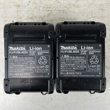 ЗЗ MAKITA マキタ 40v 充電式インパクトドライバ バッテリー×2 充電器 ケース付 TD002G ブラック