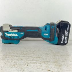 ЗЗ MAKITA マキタ 18v 充電式マルチツール バッテリー×1 ※充電器なし TM52D ブルー Cランク