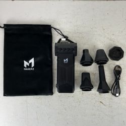 ЗЗ MAKERZ 7.4v ハンディエアブローガン ダストフィルタ USBケーブル 箱付 AG-MK-01 ブラック Sランク