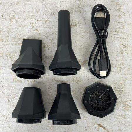 ЗЗ MAKERZ 7.4v ハンディエアブローガン ダストフィルタ USBケーブル 箱付 AG-MK-01 ブラック