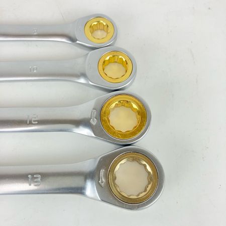 ЗЗ SUPERTOOL ギアレンチ ストレート 7丁組 ケース付 GRW700 シルバー