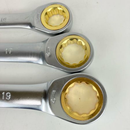 ЗЗ SUPERTOOL ギアレンチ ストレート 7丁組 ケース付 GRW700 シルバー