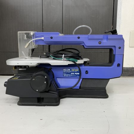 ЗЗ HITACHI 日立 100v 406mm 卓上糸のこ盤 替刃 取説付 FCW40SA パープル×ブラック