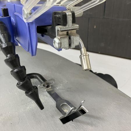 ЗЗ HITACHI 日立 100v 406mm 卓上糸のこ盤 替刃 取説付 FCW40SA パープル×ブラック