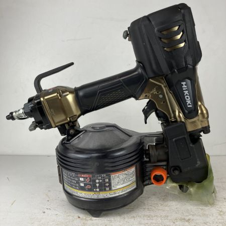 ЗЗ HiKOKI ハイコーキ 75mm 高圧ロール釘打機 ケース付 NV75HR2 ゴールド×ブラック