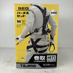 ЗЗ TAJIMA タジマ フルハーネス型安全帯 ハーネスGS ERL2ダブルセット Mサイズ A1GSMER-WL2BK ブラック Sランク