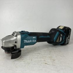 ЗЗ MAKITA マキタ 18v 100mm 充電式ディスクグラインダ バッテリーx1付 ※充電器無し GA412D ブルー Cランク