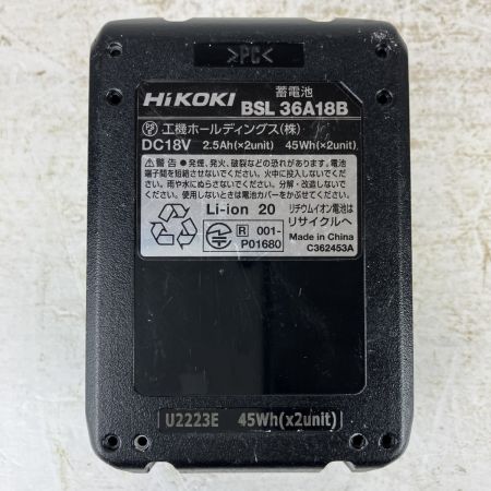 ЗЗ HiKOKI ハイコーキ 18v コードレスセーバーソー バッテリーx1付 ※充電器無し CR18DA グリーン