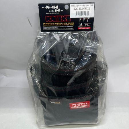  KNICKS 腰袋 KNICKS KC-212NSDX ブラック 未使用品(S) 本体のみ 赤タグ 3段チェーン後付けタイプ KC-212NSDX ブラック 未開封品