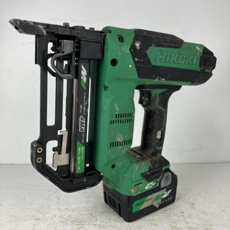 ЗЗ HiKOKI ハイコーキ 36v 38mm コードレスフロアタッカ バッテリーx1 充電器 ケース付 N3604DM グリーン