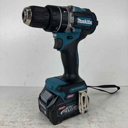 ЗЗ MAKITA マキタ 40v 充電式震動ドライバドリル バッテリーx2 充電器 ケース付 HP002G ブルー