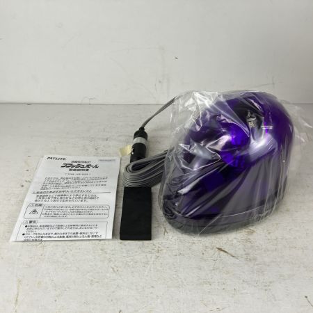 ЗЗ PATLITE 流線型回転灯 フラッシュボール パトランプ 取説 箱付 KW-12 パープル