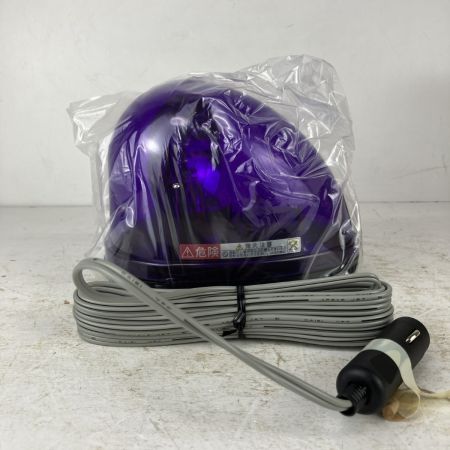 ЗЗ PATLITE 流線型回転灯 フラッシュボール パトランプ 取説 箱付 KW-12 パープル