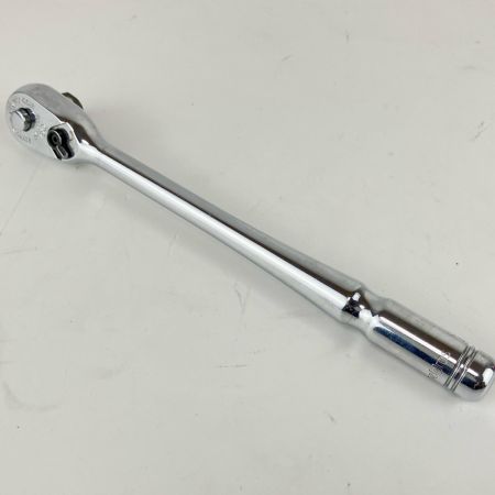 ЗЗ nepros 9.5mm コンパクトロングラチェットハンドル 本体のみ NBRC390L シルバー