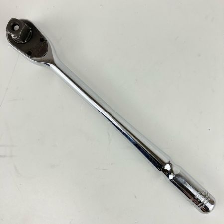 ЗЗ nepros 9.5mm コンパクトロングラチェットハンドル 本体のみ NBRC390L シルバー