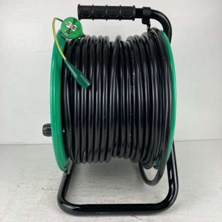 ЗЗ NICHIDO 日動 100v 50m コードリール ドラム FW-E53 グリーン