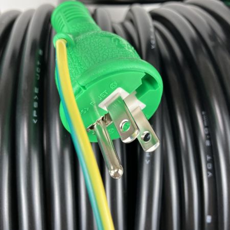 ЗЗ NICHIDO 日動 100v 50m コードリール ドラム FW-E53 グリーン