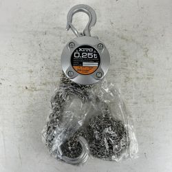 ЗЗ KITO キトー 250kg チェーンブロック 取説 箱付 CX003 ライトグレー Sランク