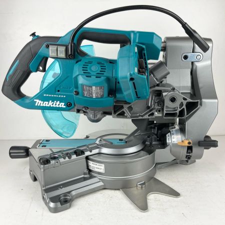 ЗЗ MAKITA マキタ 40v 165mm 充電式スライド丸のこ ダストバッグ 鮫肌チップソー付 ※充電器・バッテリーなし LS001G ブルー