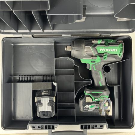 ЗЗ HiKOKI ハイコーキ 36v 19mm インパクトレンチ バッテリーx2付 ※充電器無し WR36DA グリーン×ブラック