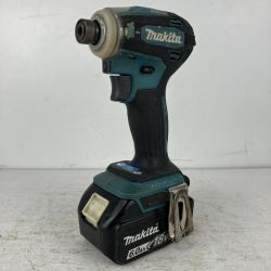 ЗЗ MAKITA マキタ 18v 充電式インパクトドライバ バッテリーx1付 ※充電器無し TD172D ブルー Cランク