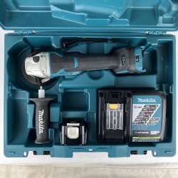 ЗЗ MAKITA マキタ 14.4v 100mm 充電式ディスクグラインダ バッテリーx1 充電器 ケース付 GA416D ブルー Bランク